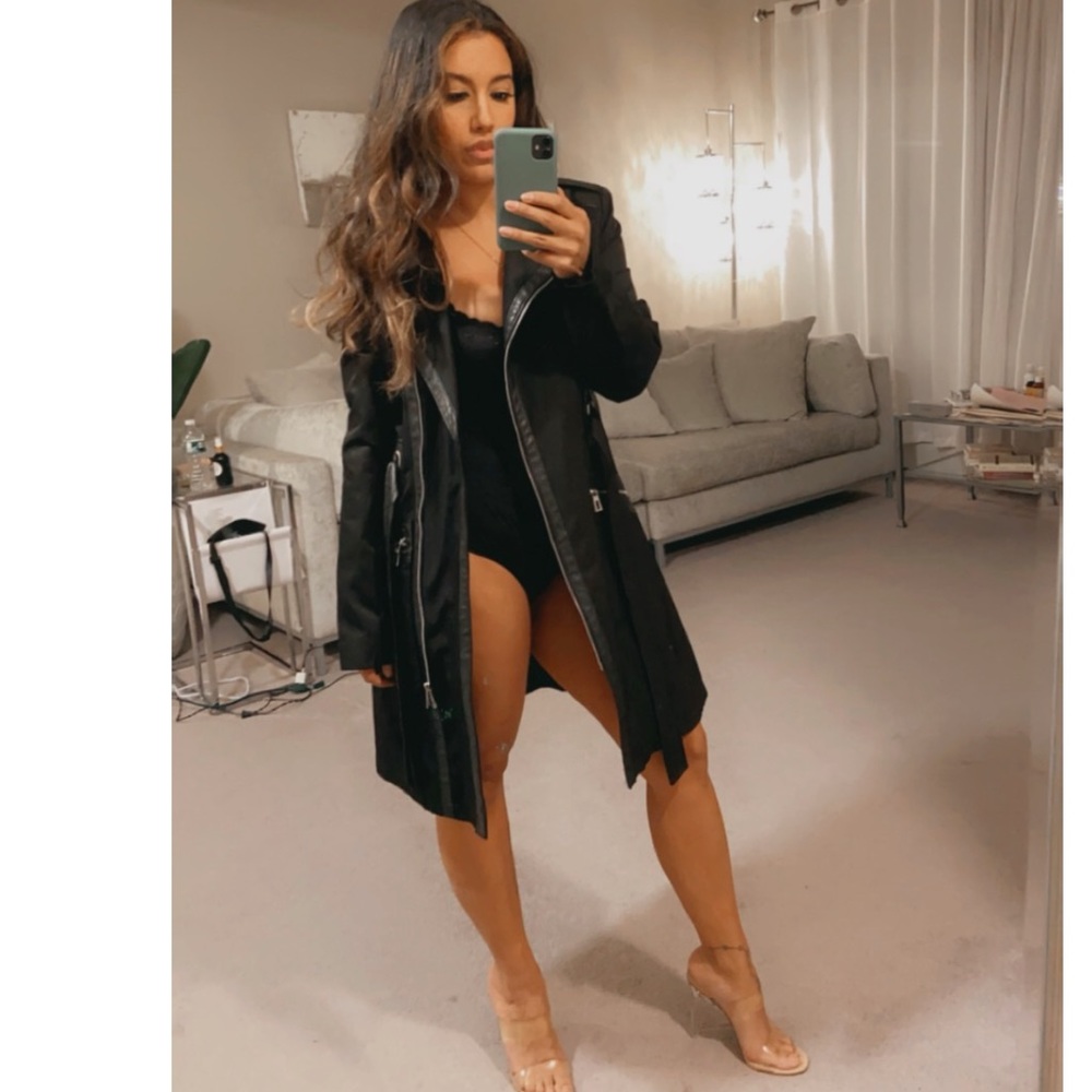 New Black Trench Coat